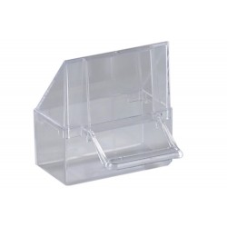 Plastic Cage Feeder Clear...